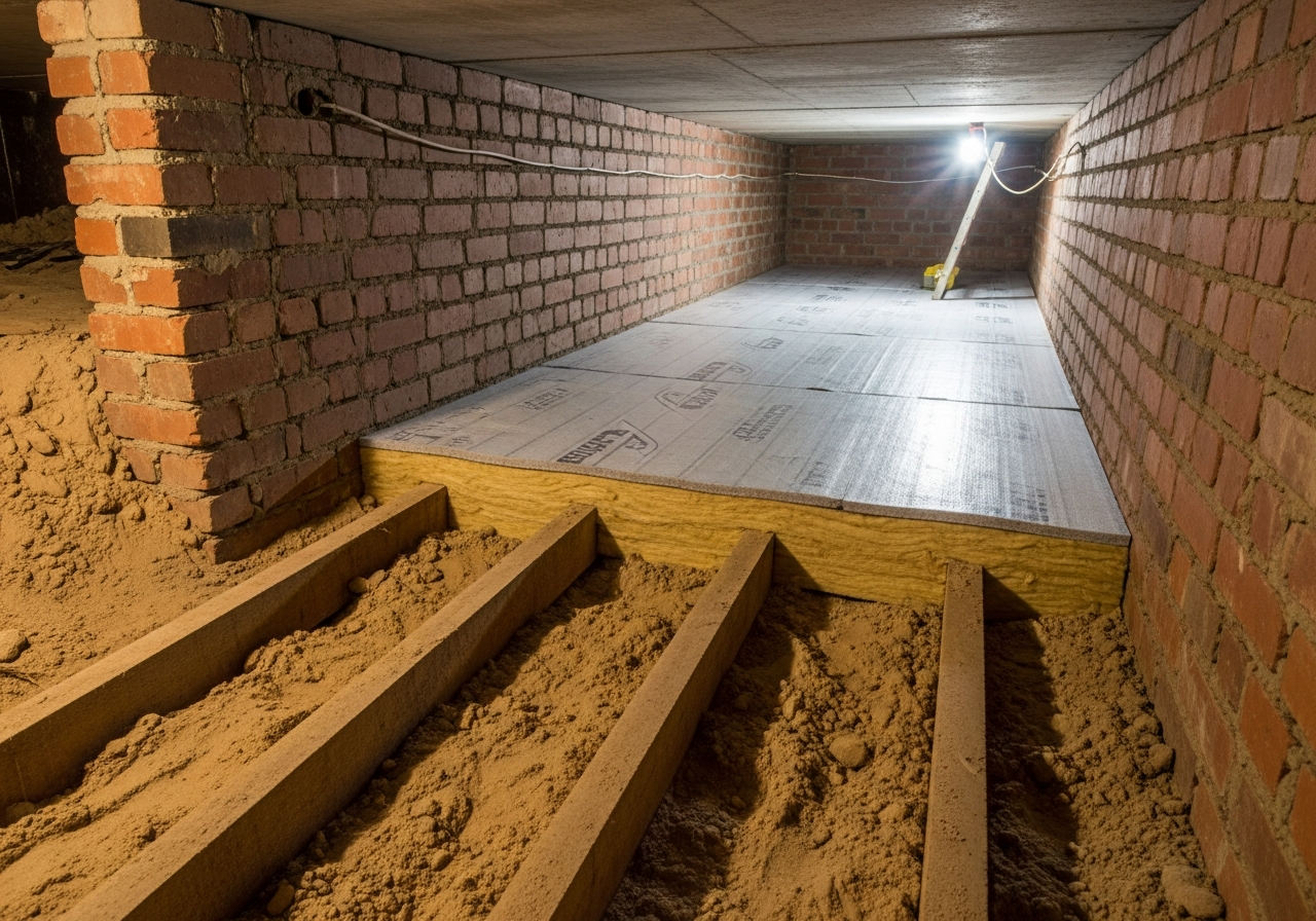 Kruipruimte isoleren